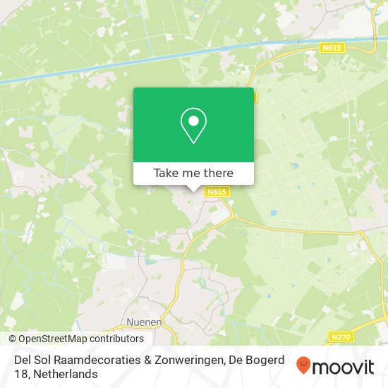 Del Sol Raamdecoraties & Zonweringen, De Bogerd 18 map