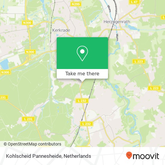 Kohlscheid Pannesheide map