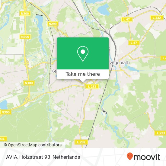 AVIA, Holzstraat 93 map