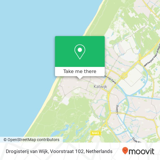 Drogisterij van Wijk, Voorstraat 102 Karte