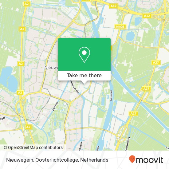 Nieuwegein, Oosterlichtcollege map