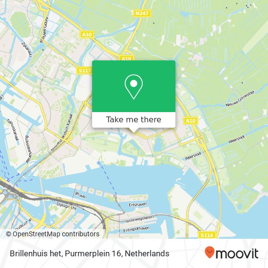 Brillenhuis het, Purmerplein 16 map