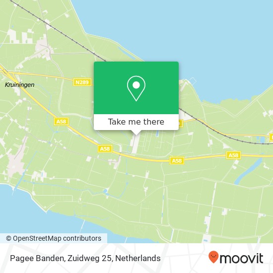 Pagee Banden, Zuidweg 25 map