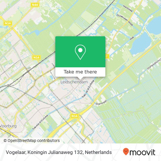 Vogelaar, Koningin Julianaweg 132 map