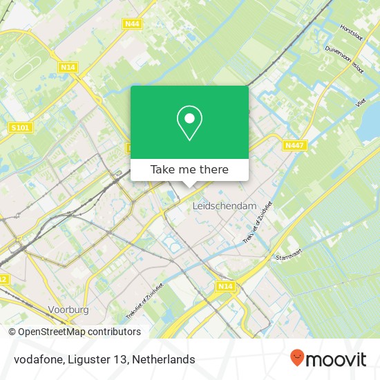 vodafone, Liguster 13 map