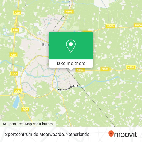 Sportcentrum de Meerwaarde map