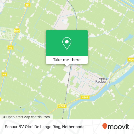 Schuur BV Olof, De Lange Ring map