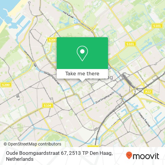 Oude Boomgaardstraat 67, 2513 TP Den Haag map