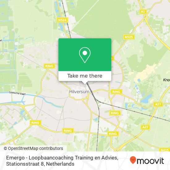 Emergo - Loopbaancoaching Training en Advies, Stationsstraat 8 Karte