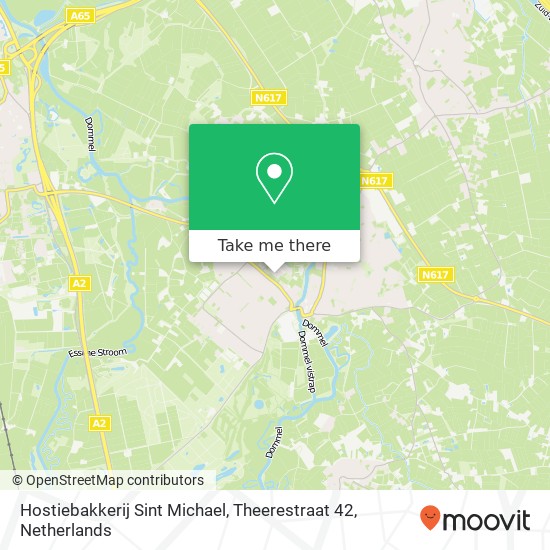 Hostiebakkerij Sint Michael, Theerestraat 42 map