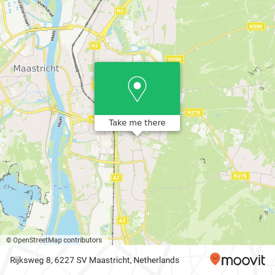 Rijksweg 8, 6227 SV Maastricht map