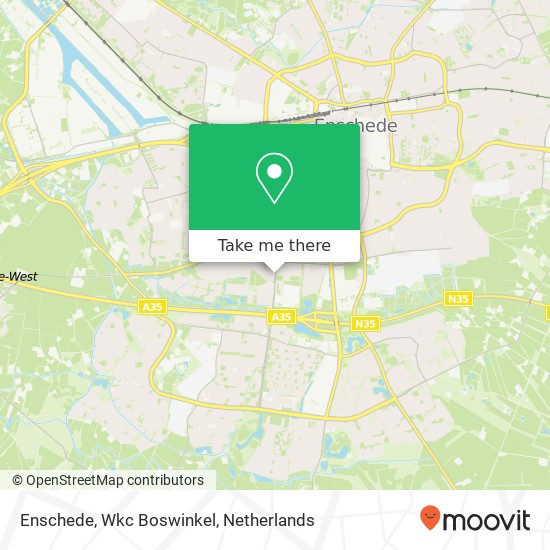 Enschede, Wkc Boswinkel map