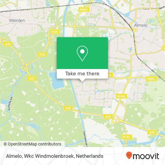 Almelo, Wkc Windmolenbroek map
