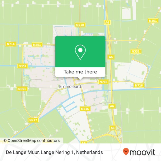 De Lange Muur, Lange Nering 1 map