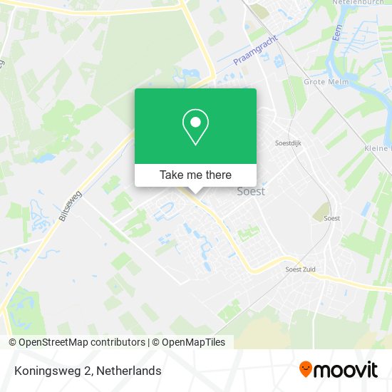 Koningsweg 2 map