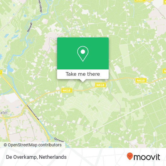 De Overkamp map