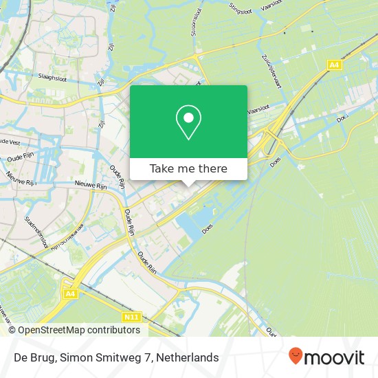 De Brug, Simon Smitweg 7 map