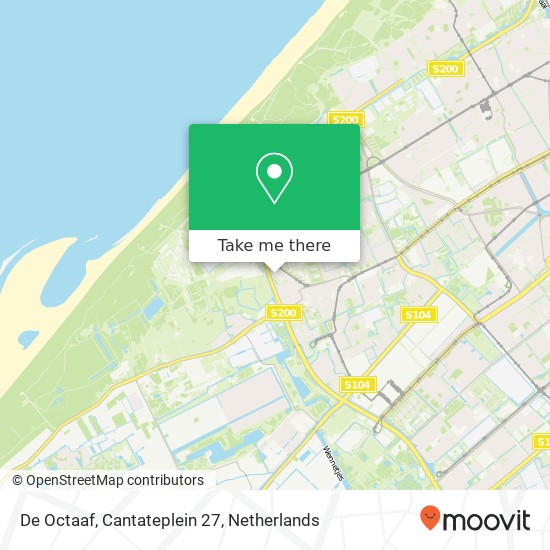 De Octaaf, Cantateplein 27 map