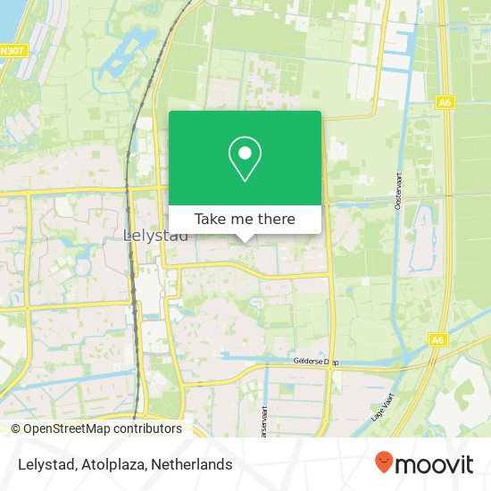 Lelystad, Atolplaza Karte