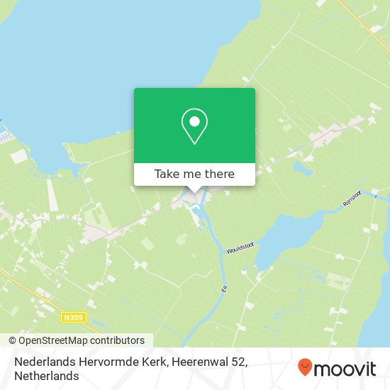 Nederlands Hervormde Kerk, Heerenwal 52 map