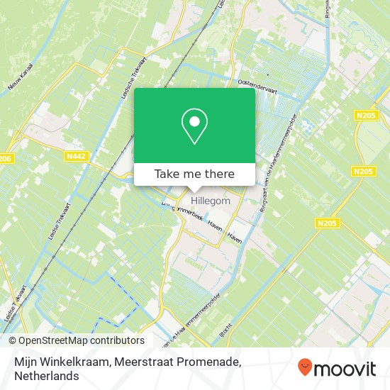 Mijn Winkelkraam, Meerstraat Promenade map