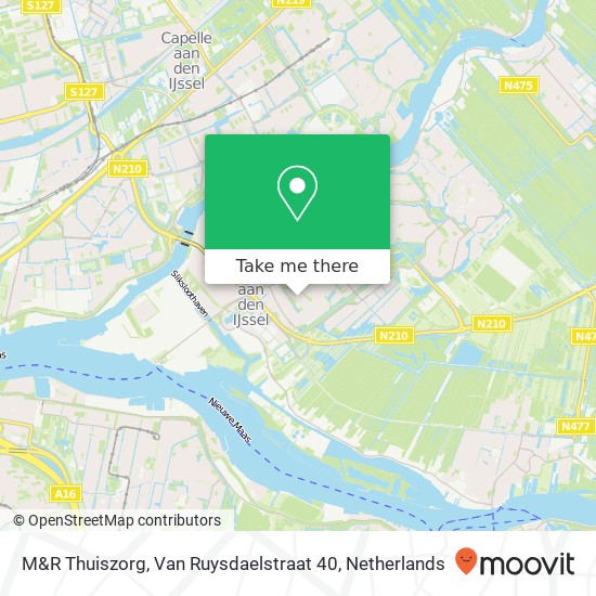 M&R Thuiszorg, Van Ruysdaelstraat 40 Karte