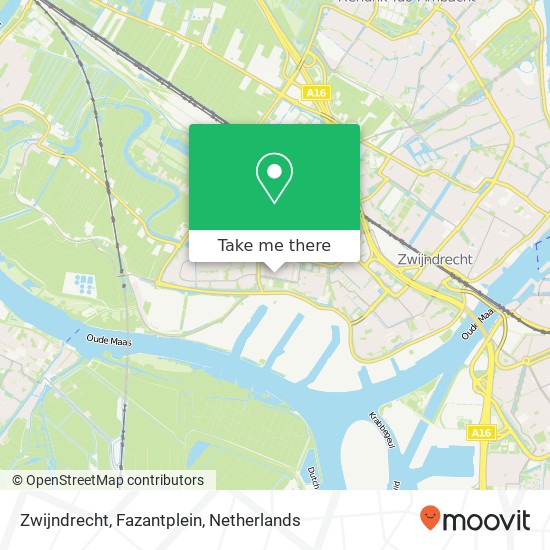 Zwijndrecht, Fazantplein map