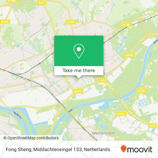 Fong Sheng, Middachtensingel 133 Karte