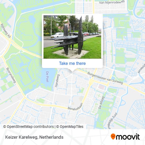 Keizer Karelweg map