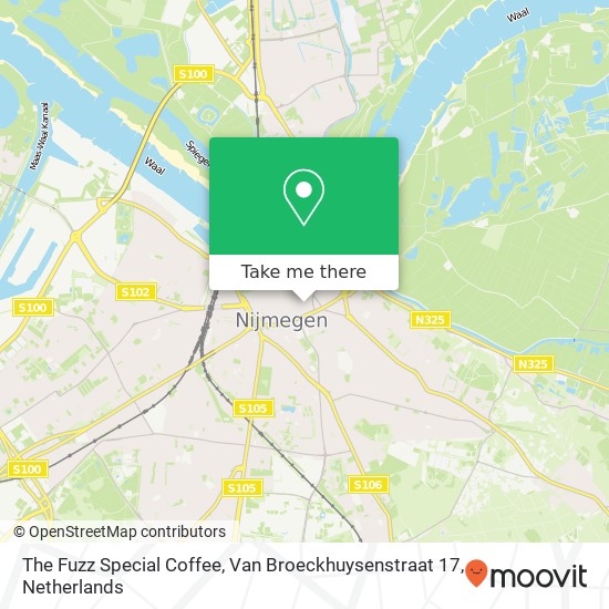 The Fuzz Special Coffee, Van Broeckhuysenstraat 17 map