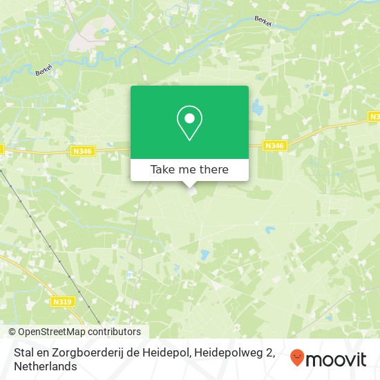 Stal en Zorgboerderij de Heidepol, Heidepolweg 2 map