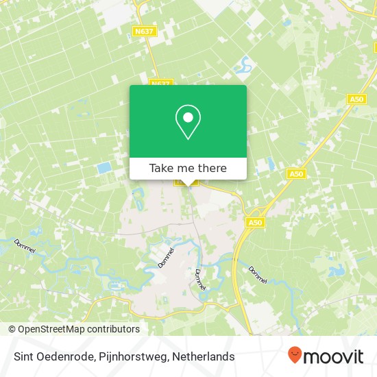 Sint Oedenrode, Pijnhorstweg map