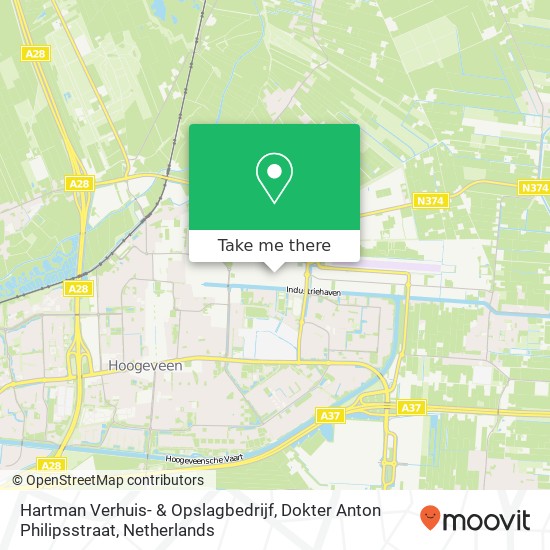 Hartman Verhuis- & Opslagbedrijf, Dokter Anton Philipsstraat map