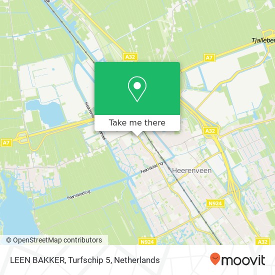 LEEN BAKKER, Turfschip 5 map