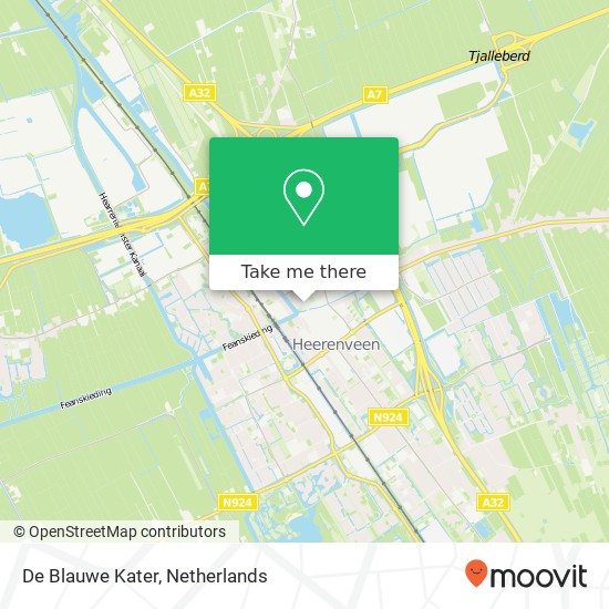 De Blauwe Kater map