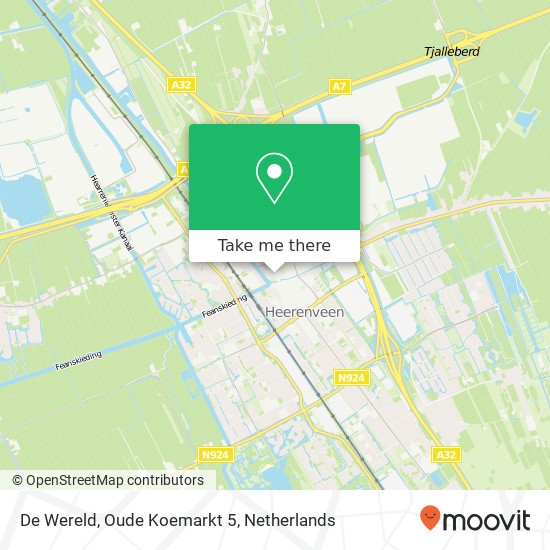 De Wereld, Oude Koemarkt 5 map