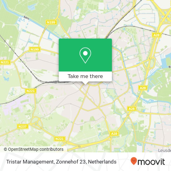 Tristar Management, Zonnehof 23 map