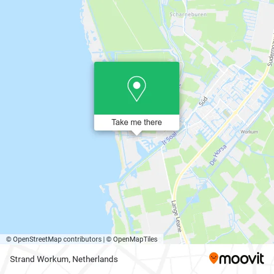 Strand Workum map