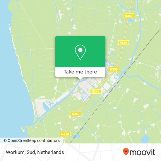Workum, Sud map