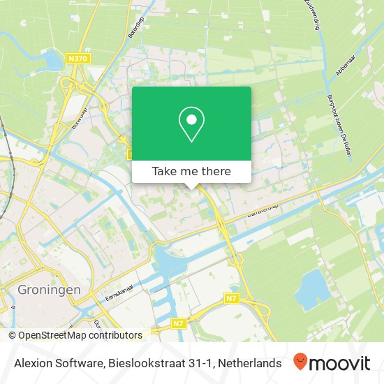 Alexion Software, Bieslookstraat 31-1 map