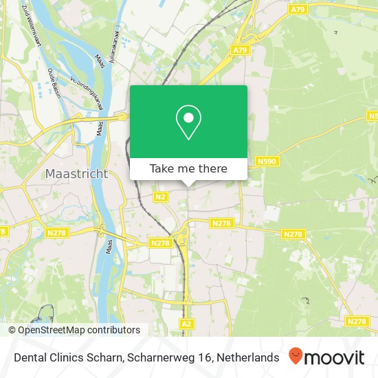 Dental Clinics Scharn, Scharnerweg 16 map