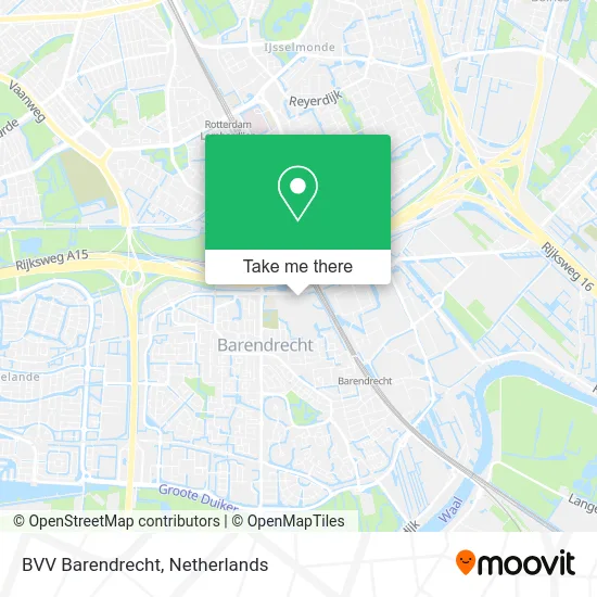 BVV Barendrecht map