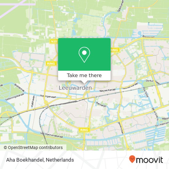 Aha Boekhandel map