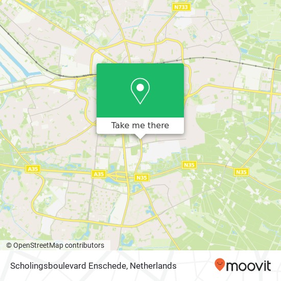 Scholingsboulevard Enschede, Kuipersdijk 268 map