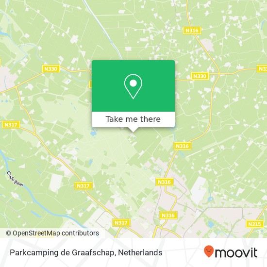 Parkcamping de Graafschap map