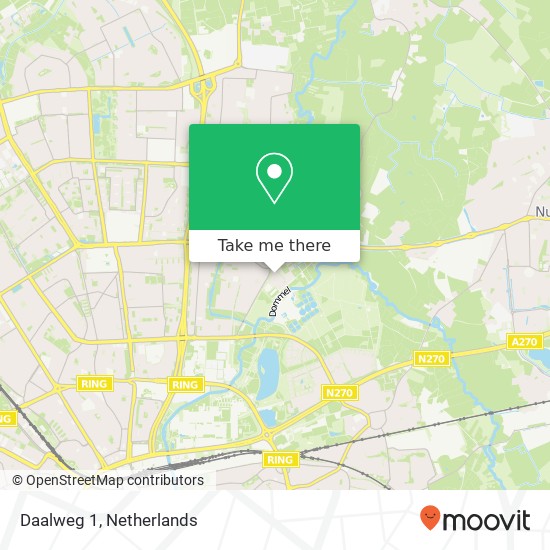 Daalweg 1, 5631 Eindhoven Karte