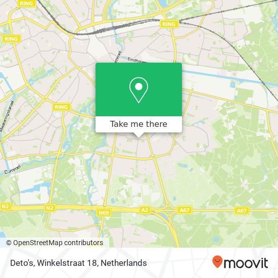 Deto's, Winkelstraat 18 map