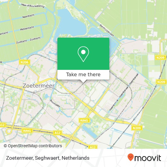 Zoetermeer, Seghwaert Karte