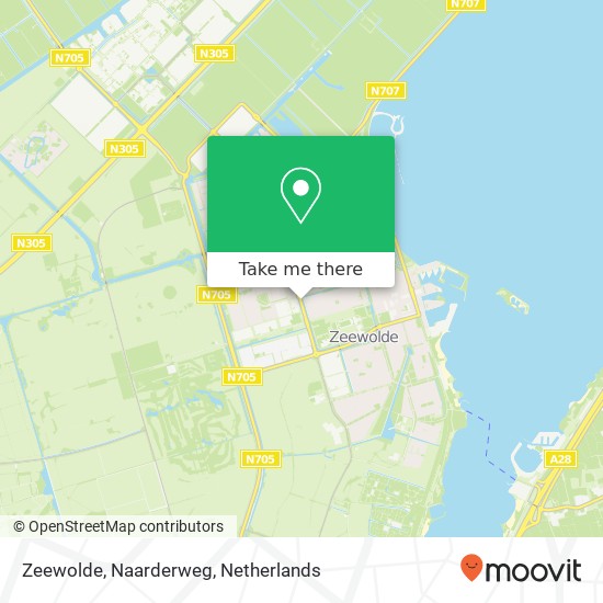 Zeewolde, Naarderweg Karte