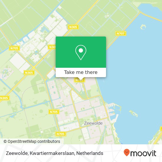 Zeewolde, Kwartiermakerslaan map